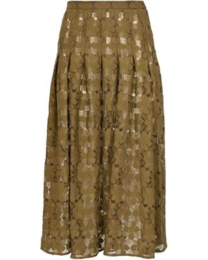 Max Mara Mstairone Midi Skirt - Green