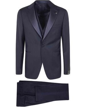 Tagliatore Bruce Smoking Suit - Blue