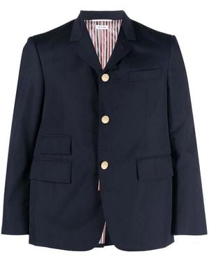 Thom Browne Single-Breasted Jacket - Blue