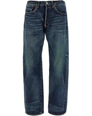 Junya Watanabe Stonewashed Jeans - Blue