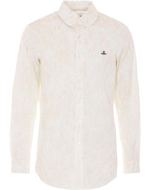 Vivienne Westwood Stained 2 Button Krallshirt - White