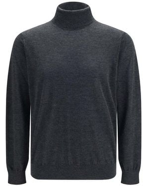 Giorgio Armani Suéter Cuello Redondo - Azul