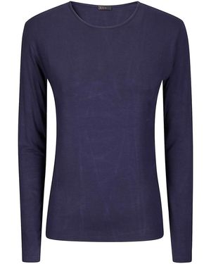 Hira T-Shirt Girocollo - Blue