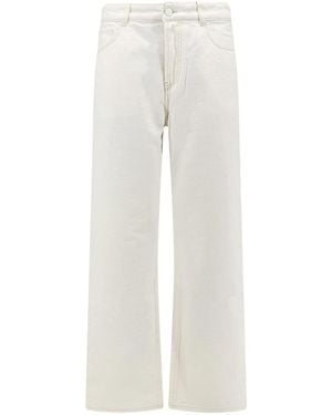 Ami Paris Straight Leg Jeans - Weiß