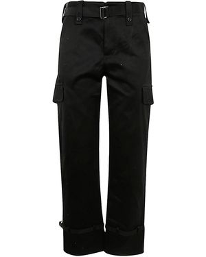 Sacai Cotton Chino Trousers - Black