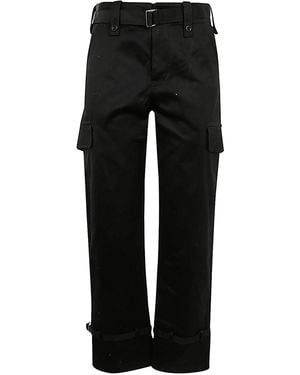 Sacai Cotton Chino Pants - Black