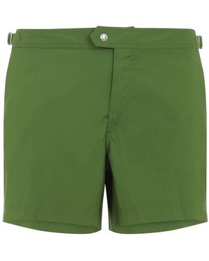 Tom Ford Polyester Swim Shorts - Green