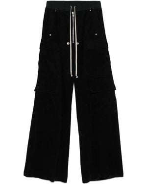 Rick Owens Bella Zip-Fly Cargo Trousers - Black