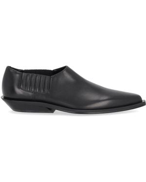 Ann Demeulemeester Letaher Loafers - Grey