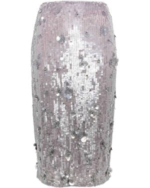 P.A.R.O.S.H. Midi Skirts - White