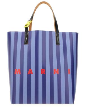 Marni Tribeca Shopping Bag - Blue