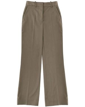 Victoria Beckham Tailored Straight Leg Trousers - Green