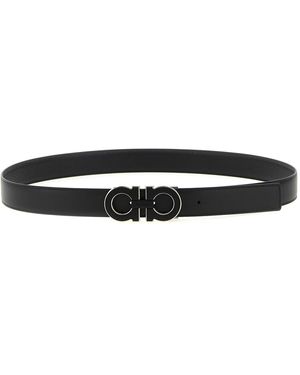 Ferragamo Reversible Belt - White