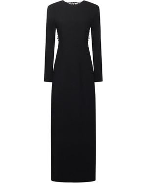 ROTATE BIRGER CHRISTENSEN Knielanges Kleid - Schwarz