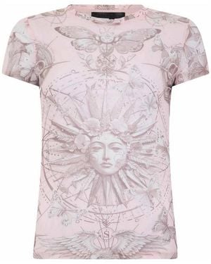 Philipp Plein Printed T-Shirt - Pink