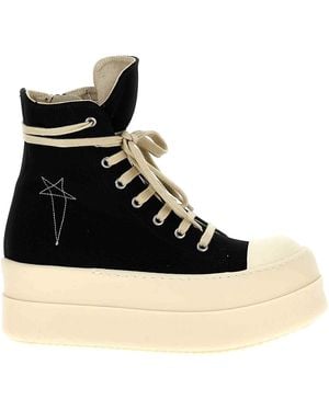 Rick Owens Double Bumper Sneakers - Black