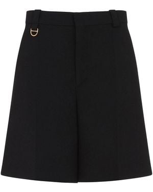 Chloé Virgin Wool Shorts - Black
