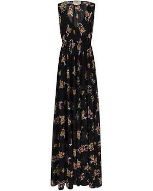 Fuzzi Long Dress - Black