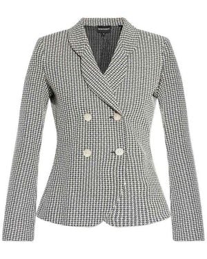 Emporio Armani Giacca Blazer Doppiopetto - Grigio