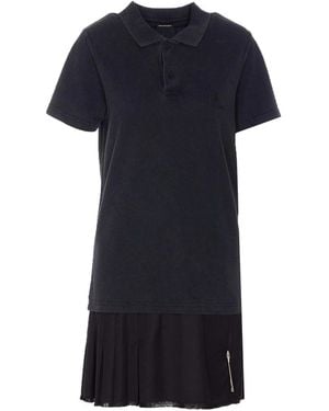 Balenciaga Dress With Logo - Black