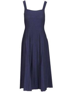 STAUD Ellison Midi Dress - Blue