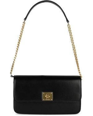 Golden Goose Leather Chain-Strap Crossbody Bag - Black