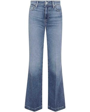 PAIGE Straight Leg Jeans - Blau