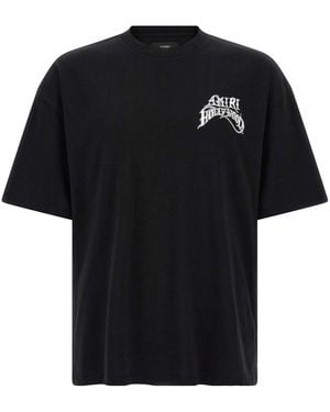 Amiri T-Shirt With Logo - Black