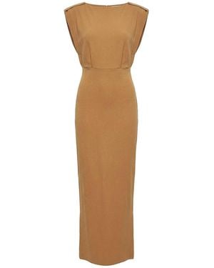 Elisabetta Franchi Knit Dress - Brown