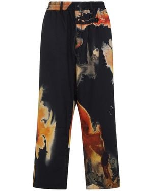 Y-3 Aop Sport Uniform Track Trousers - Blue