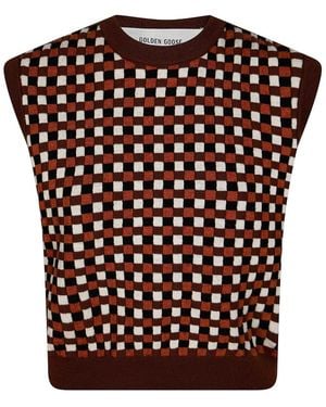 Golden Goose Gilet Roby Wool - Black