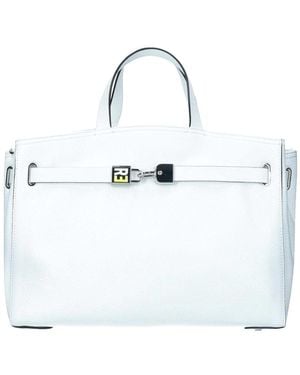 Rebelle Valentina Bianca Leather Handbag - White