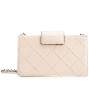 Tory Burch Chain Wallet - Natural