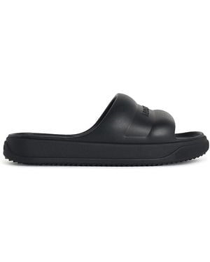 Moncler Altive Rubber Slides - Black