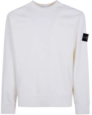 Stone Island Felpa Avorio - Bianco