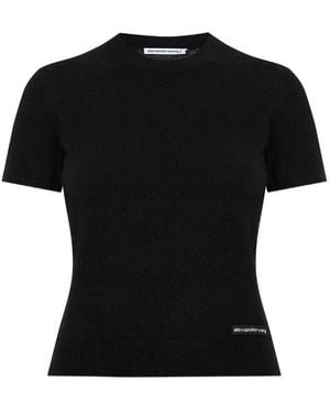 Alexander Wang Wool T-Shirt - Black