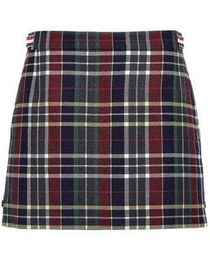 Thom Browne Tartan Twill Skirt - Multicolour
