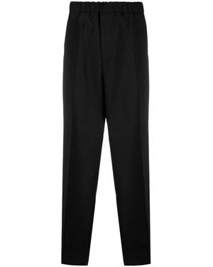 Jil Sander Tailored Wide-Leg Trousers - Black