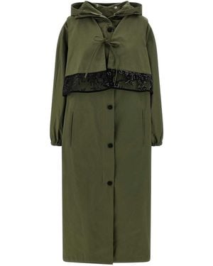 Le twins Trench Coat - Green