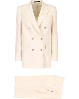 Tagliatore Double-Breasted T Jasmine Suit - Natural