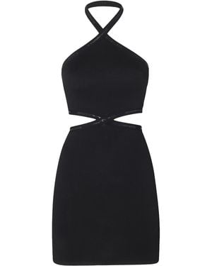 Alexander Wang Stretch Cut Out Mini Dress - Black