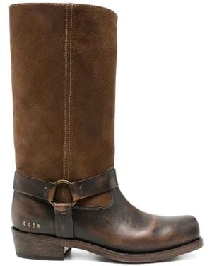 Golden Goose Vissuto Boot - Brown