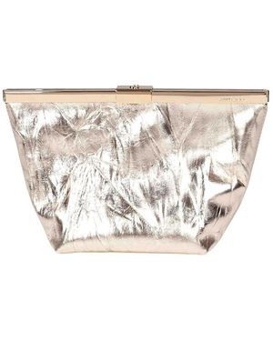 Jimmy Choo Ganache Clutch Bag - Metallic