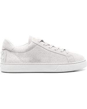Tod's Suede Leather Sneakers - White