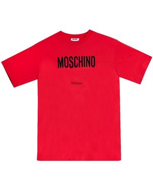 Moschino Etichetta T-Shirt - Red