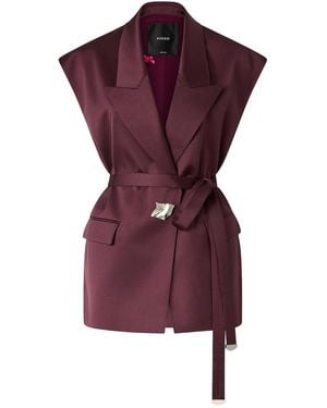Pinko 'Melanzana' Sleeveless Blazer - Purple