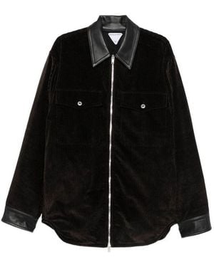 Bottega Veneta Cotton Corduroy Shirt Jacket - Black