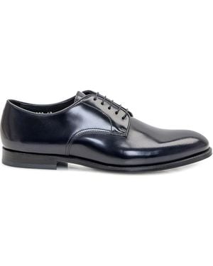 Doucal's Lace Shoes - Blue