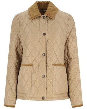 Burberry Quilted Jacket - Natural
