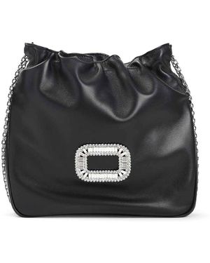 Roger Vivier Mini Clutch Tascabile Pellegrino - Nero